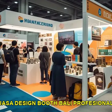jasa design booth bali profesional